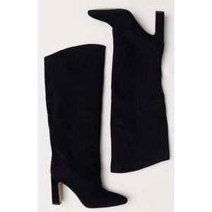 H+M Premium Quality Suede Knee High Boots Sz. 42